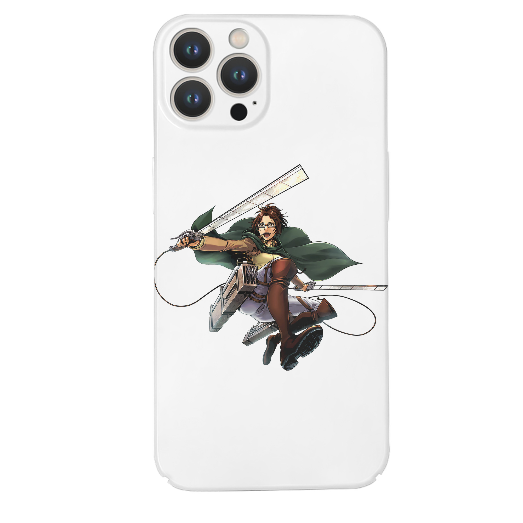 （画像用） 進撃の巨人 ハンジ·ゾエ Attack on Titan Hanji Zoe 【iPhone 14シリーズ対応】ハードケース